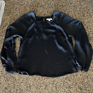 Prologue Women’s Black Satin Blouse